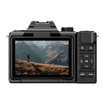 XJ18 8MP 8K HD Digital Camera 18X Optical Zoom Long Battery WiFi Smart Bluetooth Remote Photography Camera with 3.53Inch Screen for Outdoor Video Recording