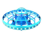 LinkMejor XS4 Space Shooting Gesture Sensing Flying Saucer Intelligent Hovering UFO Kids Gifts 2.4G 4CH 6-Axis Remote Control RC Toys Drone Quadcopter RTF
