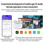 YS Audio YS-HM5 Bluetooth Digital Amplifier 2x220W 2.0 Channel TPA3251 SNR ≥98dB 20Hz-20KHz Bluetooth/USB/AUX 2-8Ω DC24-36V Hi-Fi Amp