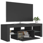 TV Cabinet with LED Lights Gray 47.2"x13.8"x15.7"