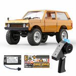 MNRC MN168 RTR 1/12 2.4G 4WD RC Car for Land Rover LED Light Off-Road Climbing Truck Rock Crawler Full Proportional Vehicles Models Toys Oil Filled Shocks