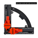 Woodworking 90° Corner Frame Clamp Adjustable Expandable Quick-Lock ABS Plastic Picture Framing Woodworking Tool for Precise Angle Positioning and Efficient Operation