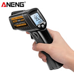 LinkMejor TH103 Class II Laser Infrared Thermometer Temperature Sensor Testers Gun -20°C~380℃ Industrial Thermal Tube Testing Tools