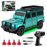 LinkMejor E86 E87 RTR 1/64 2.4G 4WD Drift RC Car SUV Mini Race LED Light Two Speed Full Scale Radio Control High-Speed Motor On-Road Racing Vehicle Model Boys Gifts Toys