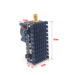 LinkMejor 5.8GHz 2W FPV VTX Transmitter 40CH with 3-Channel Video Switch 1000TVL HD CMOS Camera – 2.8mm 120° FOV Audio PAL/NTSC 5-17V for RC Drone