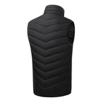 LinkMejor 9 Areas Electric Heated Vest for Men Women Washable Outdoors Winter Warm 2-control Heating Clothing