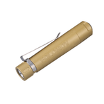 Folomov EDC C1 400lm High CRI 98 EDC Clip Flashlight 10440 Mini Size Compact Portable LED Torch Brass & Aluminum Outdoor EDC Survival Tool