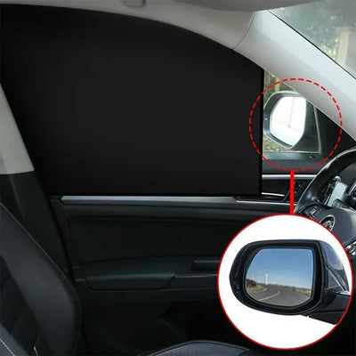 10 Strong Magnetic Full Light-Shielding Magnetic Car Curtains Magnetic Suction Type Non-Transparent Summer Sunscreen Car Sunshade