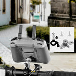 LinkMejor RC / RC 2 Screen Remote Control Riding Bracket Action Camera Holder Bike Handle Clamp Bicycle Mount for DJI MINI 4 PRO / Mini 3 PRO Controller