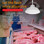 Elfeland E27 LED Fresh Food Fan Light with Retractable Blades 6000K Color Temperature Ra95 4-Speed Wind Remote Control Celling Fan Lamp