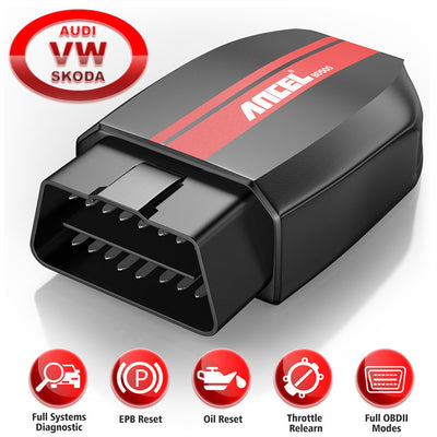 LinkMejor BD500 Full System Scanner Code Reader Data Stream Reset Maintenance for Volkswagen for VW for Audi