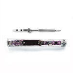 LinkMejor RC2 Soldering Iron OLED HD Display Smart Constant Temperature Compatible with TS / T12 Soldering Lron Tips for FPV Drone