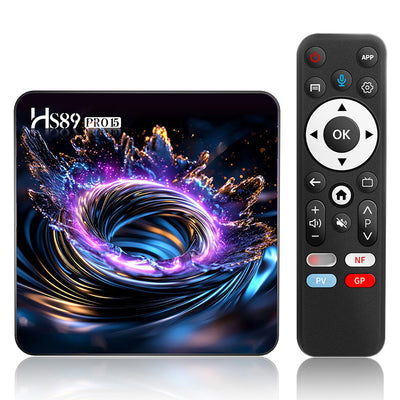 [2+16G]HS89 Pro15 Android 14 TV Box RK3539 Quad Core WiFi 6 & bluetooth 5.4 4K HDR10+ AV1 Decoding Smart Streaming Media Player Set Top Box with Remote Control