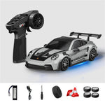 Hstar D24-03Q1- D24-03S3 RTR 1/24 2.4G 4WD Drift RC Car Gyro Mini Full Proportional LED Light Remote Control High-Speed Motor On-Road Racing Vehicle Model Boys Gifts Toys