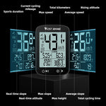 WEST BIKING XQ2 2.4'' GPS Wireless Bike Computer Auto Backlight IPX7 Waterproof Type-C Charge Speedometer for MTB Cycling