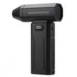 X8 Mini Turbo Fan 100000RPM 5-Speed Handheld Portable Air Blower Rechargeable 6000mAh Type-C Fast Charging Industrial Cleaning Snow Removal LED Light