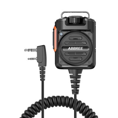 LinkMejor AR-158 Wireless Handheld Microphone Stepless Volume 800mAh Long Standby Type-C Charging 3.5mm Jack Rotatable Hook Clip for Outdoor Communication