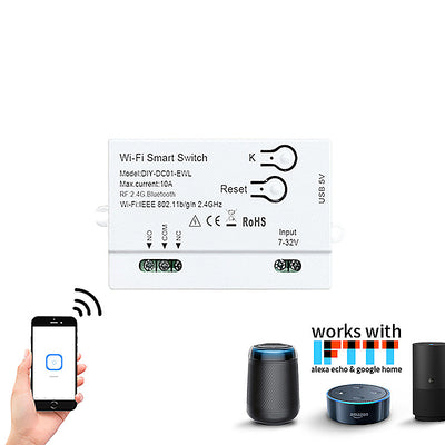 eWelink Smart WiFi Switch DIY Timer 1/2/4CH DC5V2V Intelligent Switch Braker Module APP Control Work with Alexa Google Assistant