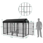 PawGiant Oversized Large Dog Kennel Outdoor Anti-UV Dog Playpen House Fence Pet Crate US