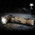 LinkMejor B74 700LM 90 Degree L-shape LED Camo Rechargeable Twist Clip Flashlight 14500 Waterproof LED Torch