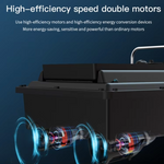 LinkMejor D16B Smart Remote Control Fishing Bait Boat GPS Positioning Automatic Return Delivery 500M Fixed Point 2Kg Load Baiting Hook-feeding Boat