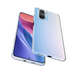 LinkMejor for POCO F3 Global Version Protective Case Crystal Transparent Shockproof Non-Yellow with Lens Protection Hard PC Back Cover