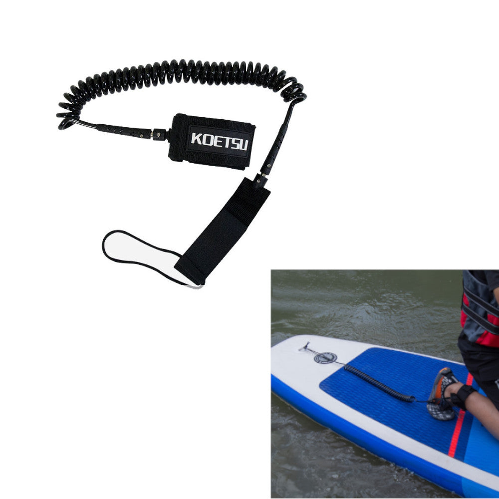 LinkMejor Paddle Board Surfboard Accessories Foot Rope Safety Leash 5mm Adjustable TPU Material Rope For Stand Up Paddle Board Surfboard