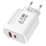 [GaN Tech] APD-180 2-Port USB PD Charger USB-A+USB-C PD QC3.0 Fast Charging Wall Charger Adapter EU Plug US Plug for iPhone 16 15 14 13 Pro for Samsung Galaxy Z Flip6 for Xiaomi Civi 4 Pro for Huawei Nova Flip