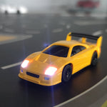 LinkMejor S100 1/64 2.4G RWD Drift RC Car Mini Full Proportional Three Speed Metal Gears LED Light with Bearings Screen Remote Control High-Speed On-Road Racing Vehicle Model Boys Gifts 60 Minutes Playing Time Toys