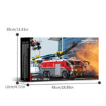 Xbert Brix 66106 Heavy Duty Airport Rescue Emergency Vehicle Fire Truck Model Building Block Assembly Kit 2776pcs Brick Set Collector's Engineering Model Kit for Adults Children Gift