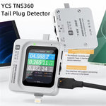 LinkMejor TNS360 Multifunctional Mobile Phone Tail Plug Tester Comprehensive Tester 30V~5A Automatic Scanning Test Tool