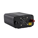 300W Pure Sine Wave Power Inverter 12V 24V to 220V AC Aluminum Alloy Case with Cooling Fan Remote Control High Efficiency 90% for Car RV Solar Overload Short Circuit Protection