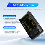 SA5 4 Inch Display Wide Frequency Range 100kHz to 6GHz RF Analyzer 5000mAh Battery High Precision Versatile Scanning