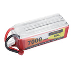 LinkMejor Power 18.5V 7000mAh 65C 5S LiPo Battery T Plug for RC Car