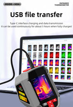 LinkMejor HX4 Infrared Thermal Imaging Camera 240x320 Resolution -20°C to 550°C Adjustable Emissivity Rechargeable Battery Portable Professional Temperature Measurement