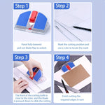 Professional Mat Cutter 45 Degree Bevel Mat Board Cutter Miter Cutter for Framing with Bevel Cut Outs KT Board Framing Cutter