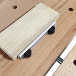 2Pack Aluminum Alloy Workbench Planing Stop Board Woodworking Table Baffle Plate Quick Release Limit Block Stop Rod Table Stop For Desktop Workbench Wood DIY Woodworking Tool