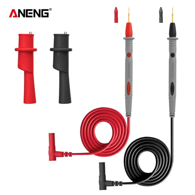 LinkMejor PT1032 20A 1000V Slicon Rubber Delay Wire Gold Plated Sharp Probe Needles Digital Multi Meter Test Lead