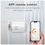 Tuya Smart Zigbe Thermostat Radiator Valve Smart Home Heating Control Smart Life App Temperature Scheduling ±1°C Precision Voice Control with Alexa Google Home