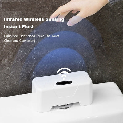 Toilet Flush Button Plastic Toilet Flush Button Toilet Smart Sensor Flusher ExternalInfrared Flush Smart Toilet Flushing Sensor