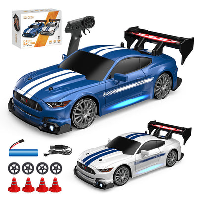 LinkMejor 8601 8602 RTR 1/24 2.4G 4WD 30km/h Drift RC Car GTR High Speed Racing LED Light On-Road Vehicles Models Toys