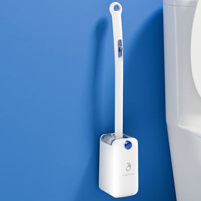 Automatic Chuck Open Cover Disposable Toilet Brush Household 360° Angle Wall Hanging With Cleaning Tablets Toilet Cleaner