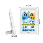 Baldr Wireless Digital Color Display Weather Station Clock Barometer Thermometer Hygrometer Trend Forecas Outdoor Sensor
