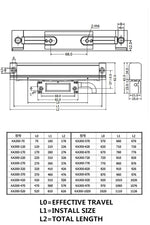 LinkMejor YH LCD 2/3 Axis Grating CNC Milling Digital Readout Display DRO / KA300 5μm TTL 70-970mm Electronic Linear Scale Encoders Lathe Tool