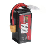 LinkMejor 4S 14.8V 1500mAh 120C 22.2Wh LiPo Battery XT60 Plug for RC Drone