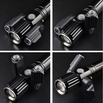 Super Bright Multi-Angle Adjustment USB Rechargeable Waterproof Bike HeadLight Taillight