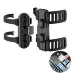 LinkMejor Magnetic Bike Bottle Cage Universal Quick-Release Water Bottle Holder for MTB Road Bikes Scooters Adjustable Strap Mount
