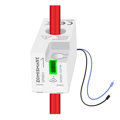 Zemismart WiFi/Zigbe 1 Phrase Real-time Smart Energy Monitor Electric Energy Meter works with Tuya Smart Life App Home Assisstant 110V 240V