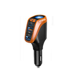 LinkMejor 12/24V Car Lighter Charger Universal Fast Charging 66W QC3.0 USB PD20W Type-C Power Supply Socket Adapter 4in1 with LCD Display for Driver RTV SUV MPV