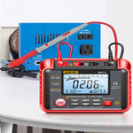 LinkMejor MH12 Insulation Earth Resistance Tester Digital Meter AC DC Ammeter Transistor Tester LCD Megohmmeter Meter Voltmeter Detect